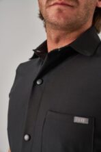 Hozee – Siyah Erkek Üst Scrubs - Görsel 4