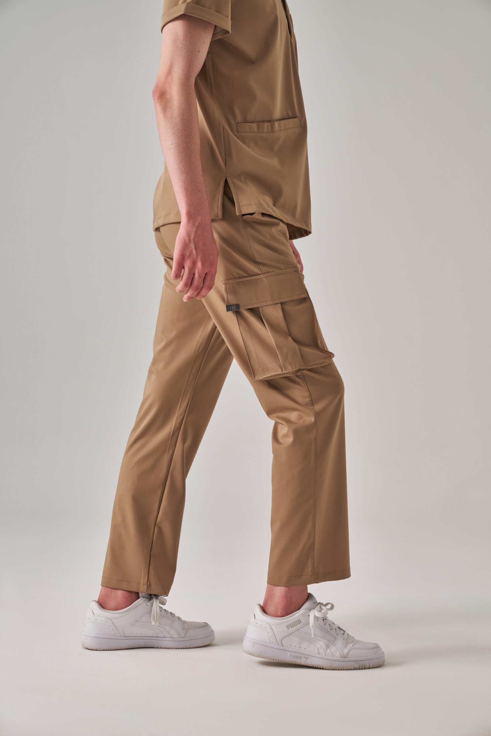 cosmo Cosmo – Camel Bej Erkek Alt Scrubs - Görsel 1