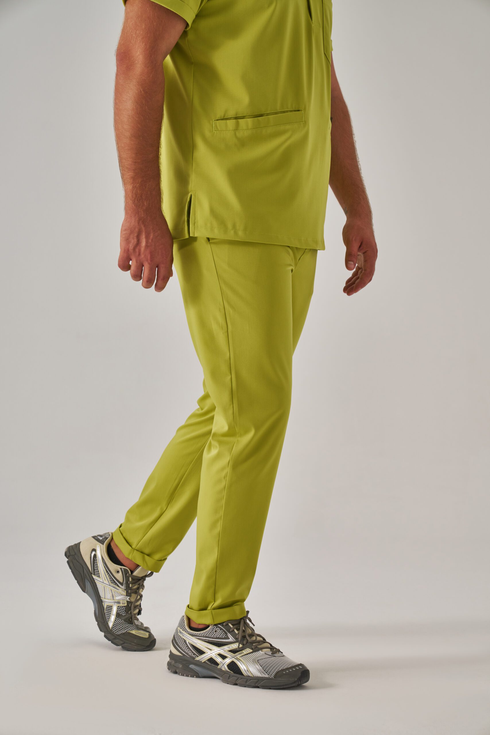 orka Orka – Lime Yeşil Erkek Alt Scrubs - Görsel 1