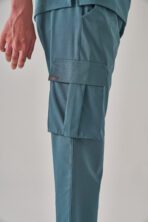 Cosmo – Petrol Mavi Erkek Alt Scrubs - Görsel 3