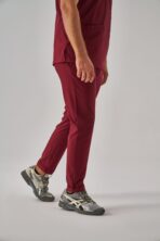 Orka – Bordo Erkek Alt Scrubs