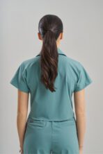 Celeste – Cool Mint Üst Crop Scrubs - Görsel 8