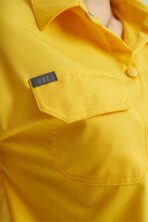 Celeste – Sarı Kadın Üst Crop Scrubs - Görsel 4